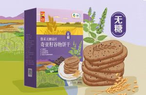 悠采无糖高纤奇亚籽谷物饼干