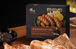 锋味派黑胡椒猪肉爆汁烤肠