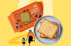 时怡三色藜麦奶盐梳打饼干