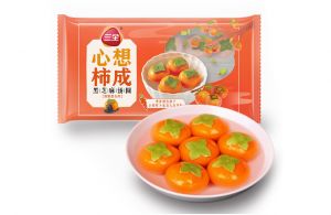 三全心想柿成黑芝麻汤圆