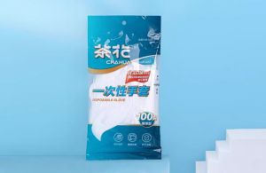 茶花一次性塑料薄膜加厚手套