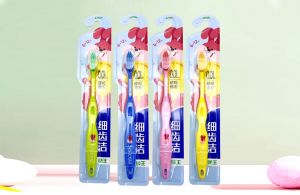 LION狮王细齿洁超级细毛儿童牙刷