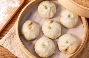 手工老面鲜肉小笼包