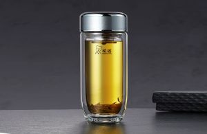 希诺双层异形抗菌玻璃杯 XN-1927 
