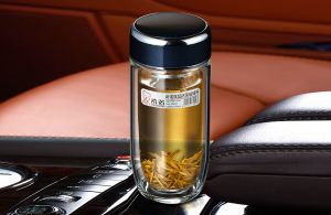 希诺双层异形抗菌玻璃杯 XN-1925